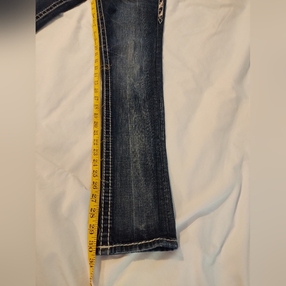 Rock Revival YUI Skinny Low Rise Edgy Stretch Jeans - 27" - Picture 8 of 9